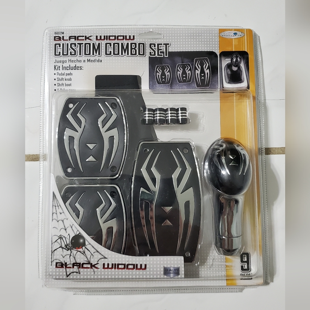 Black Widow Custom Combo Set 9 Pc Custom Accessories Kit #16022W